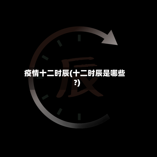 疫情十二时辰(十二时辰是哪些?)-第2张图片